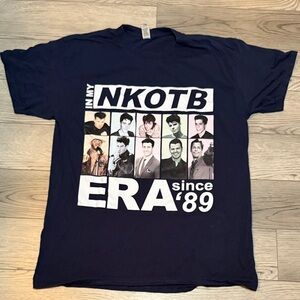New Kids On The Block Retro 80s 90s Style NKOTB Era T-Shirt Size Large Boy Band